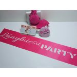 Bride team LÁNYBÚCSÚ  GYÖNGY SZETT - kitűző, vállszalag, TEAM BRIDE  gumis karkötő, zsineg gyöngy karkötő - koszorúslány csuklódísz