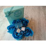 Négyzet a négyzetben fülbevaló