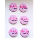 Team Bride kitűző  (6 Darab)