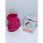 Lánybúcsú karkötős szett ( TEAM BRIDET  gumikarkötő koszorúslány csuklódísz és szív zsineg karkötő)