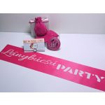 Lánybúcsú folyamatban  karika SZETT -  kitűző, vállszalag, TEAM BRIDE  gumis karkötő, zsineg rózsaszín kör karkötő