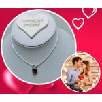 EZÜST TÓNUSÚ NYAKLÁNC LAKAT MEDÁLLAL FATÁBLÁVAL